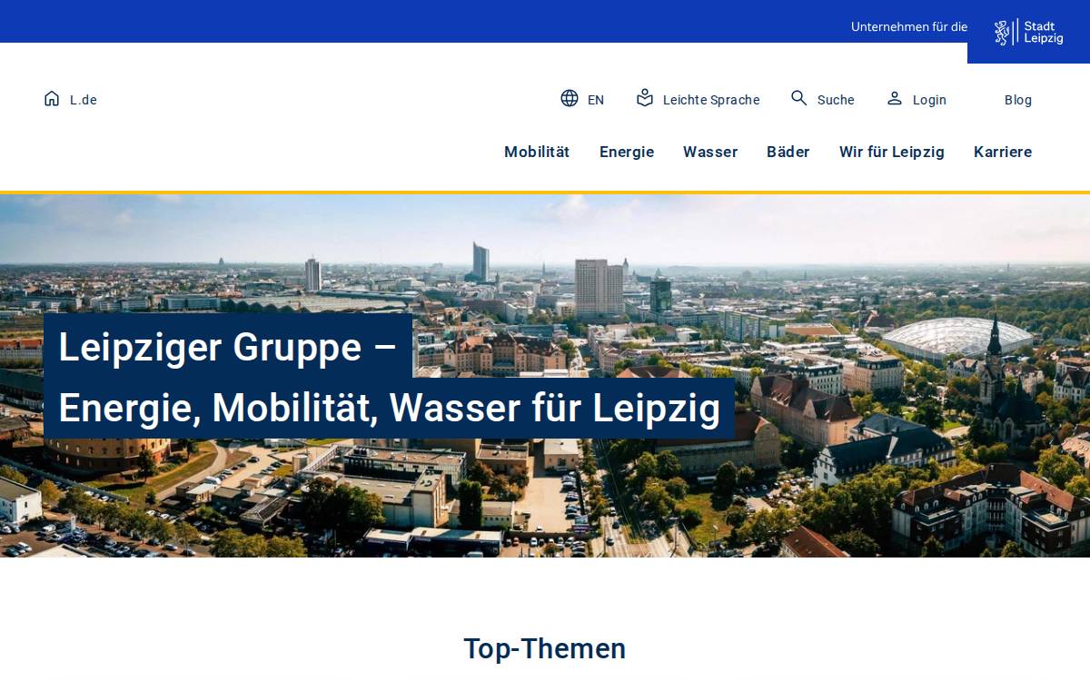 Leipziger Gruppe website preview