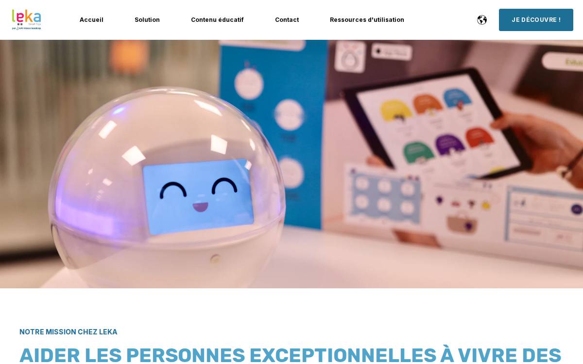 Leka website preview