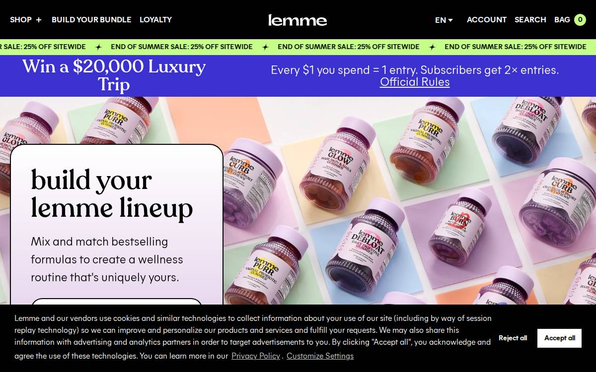 lemmelive website preview