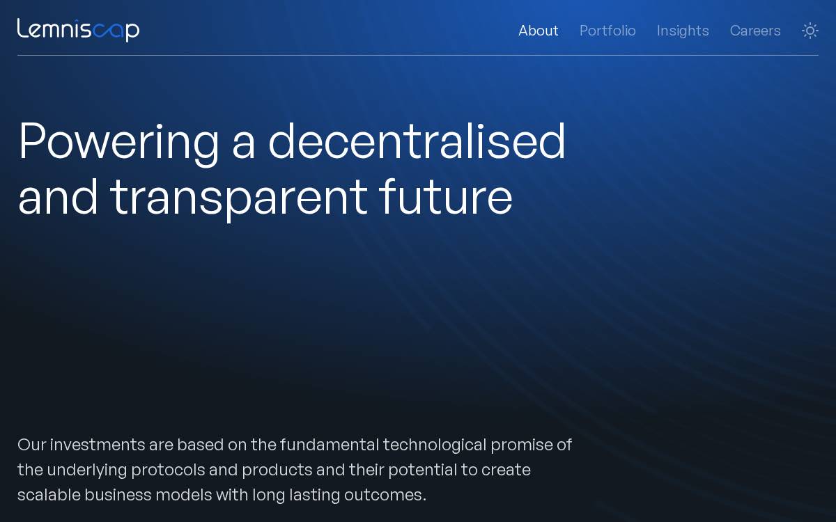 Lemniscap website preview