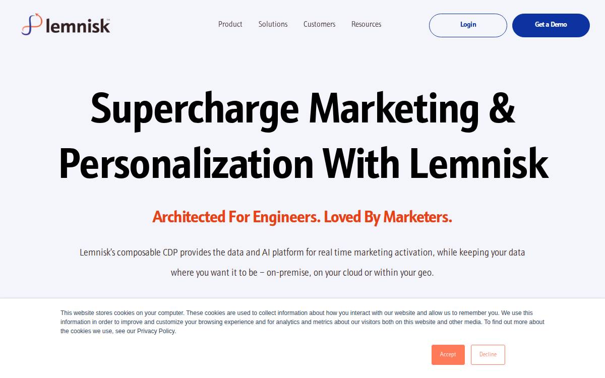 Lemnisk website preview