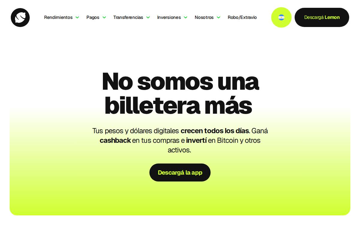 Lemon Cash website preview