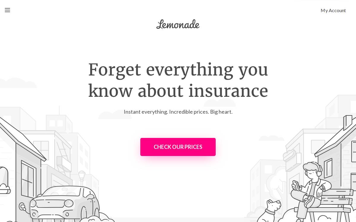 Lemonade website preview