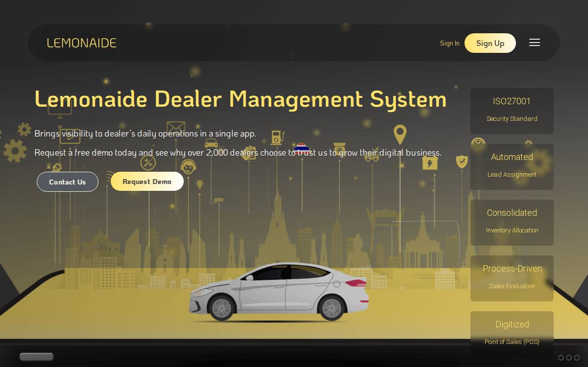 Lemonaide website preview