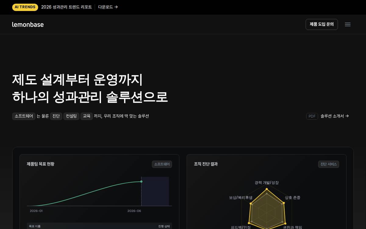 Lemonbase website preview
