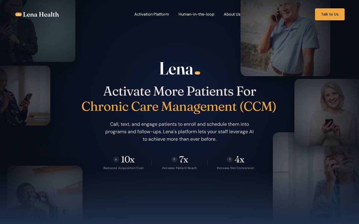 Lena Health website preview