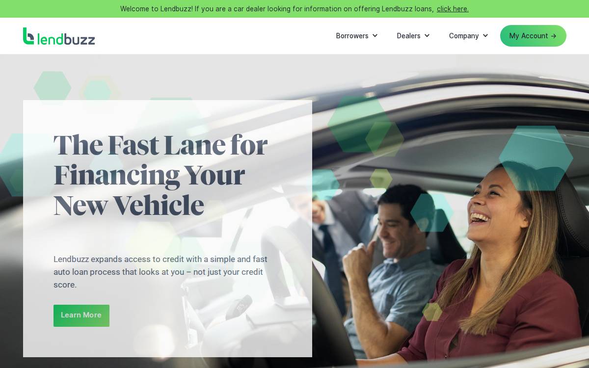 Lendbuzz website preview
