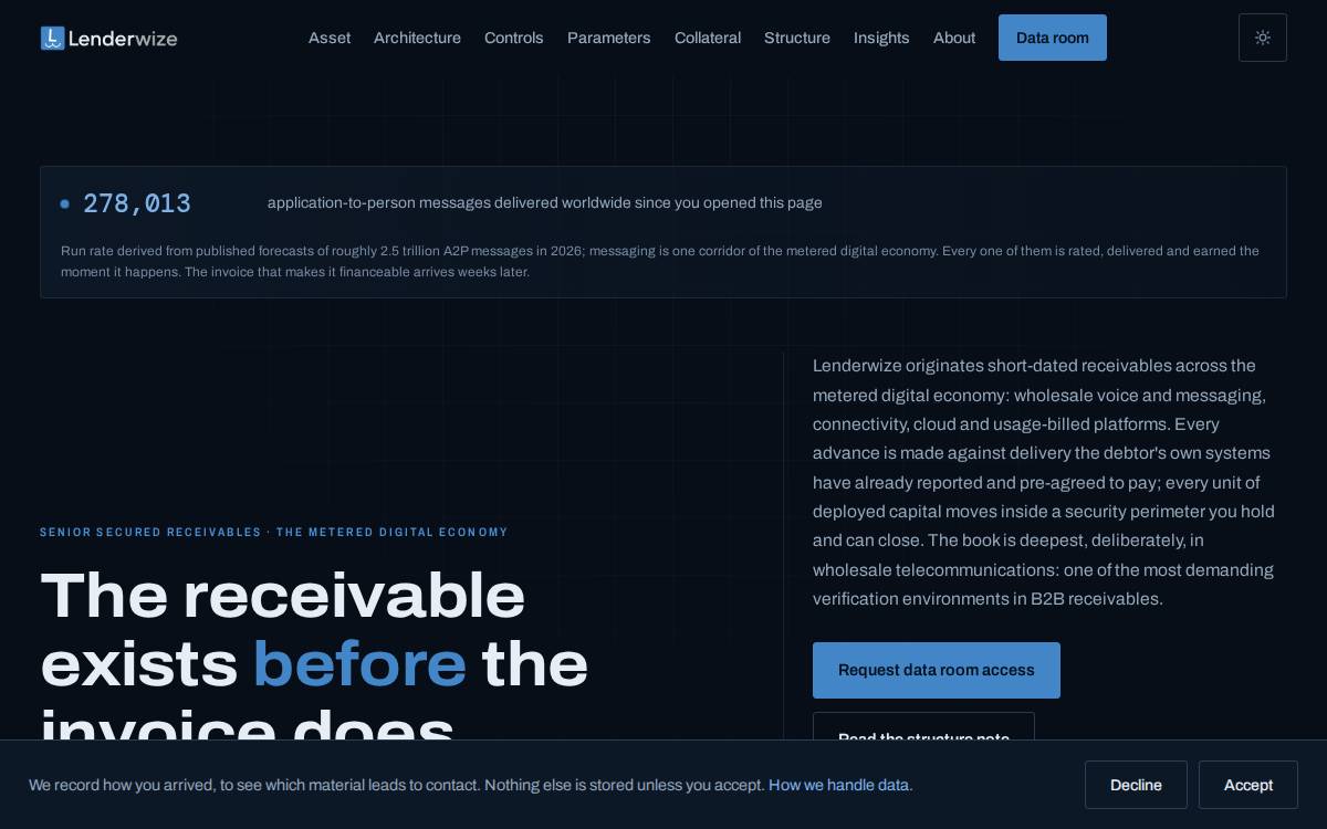Lenderwize website preview