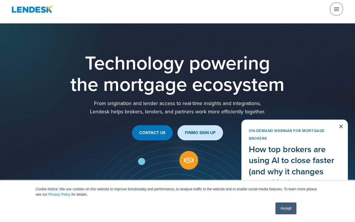 Lendesk website preview