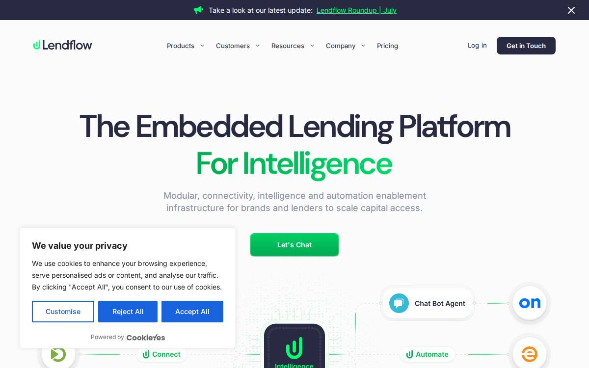 Lendflow website preview