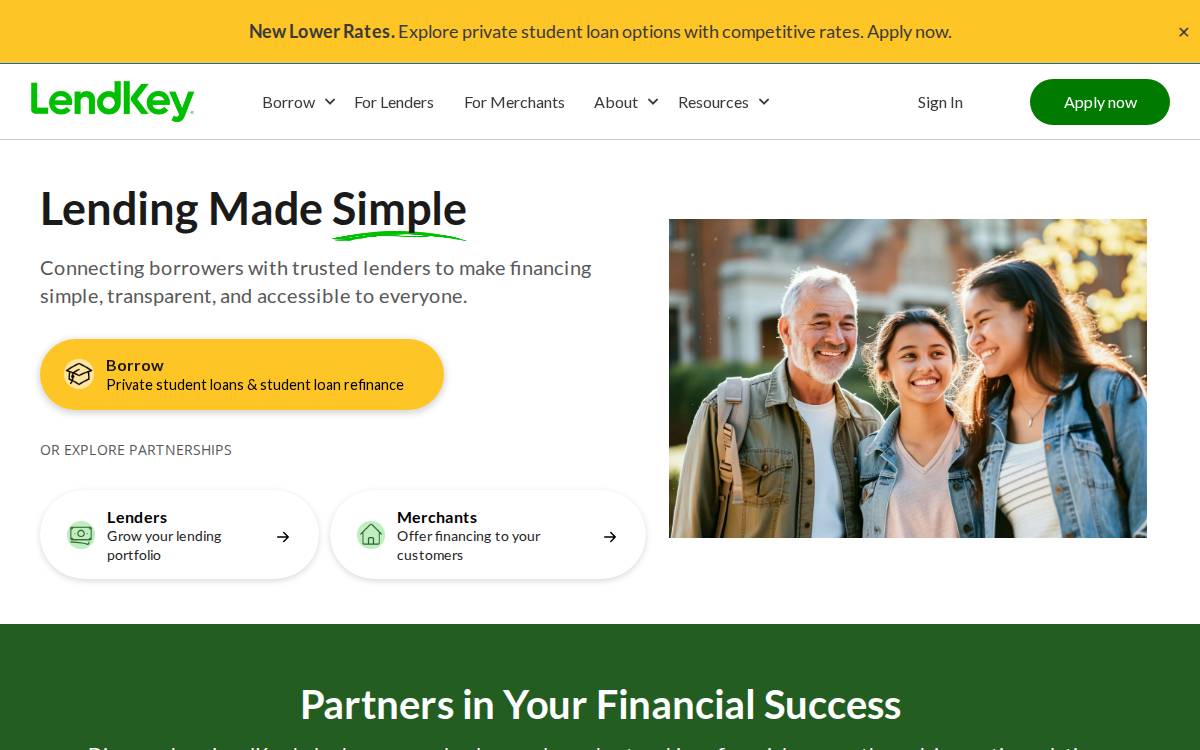 Lendkey website preview
