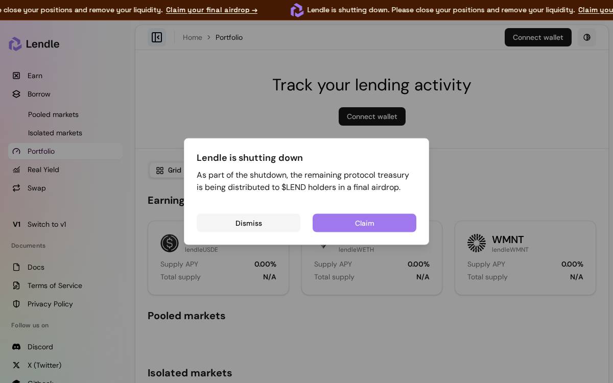 Lendle website preview