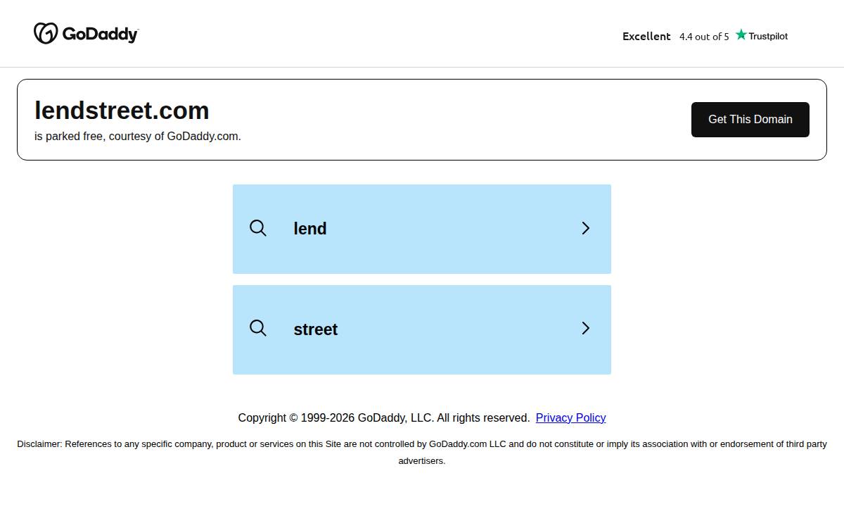 LendStreet website preview