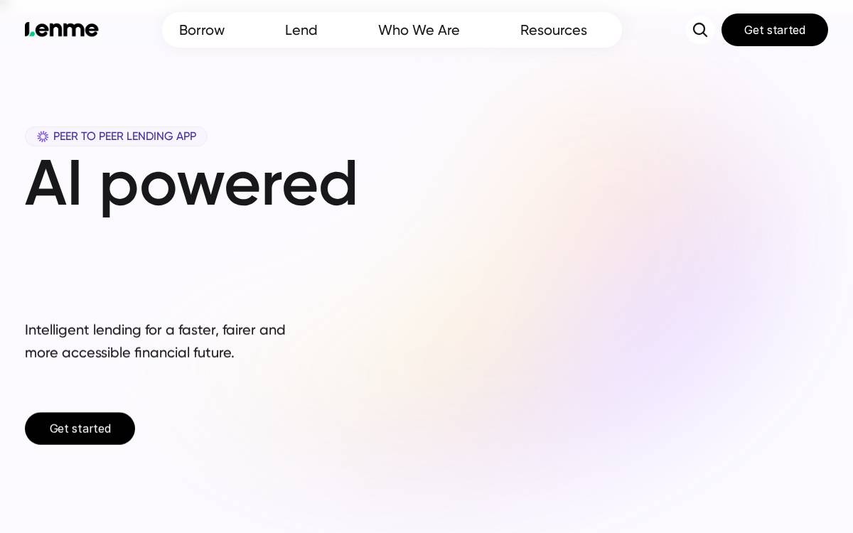 Lenme website preview