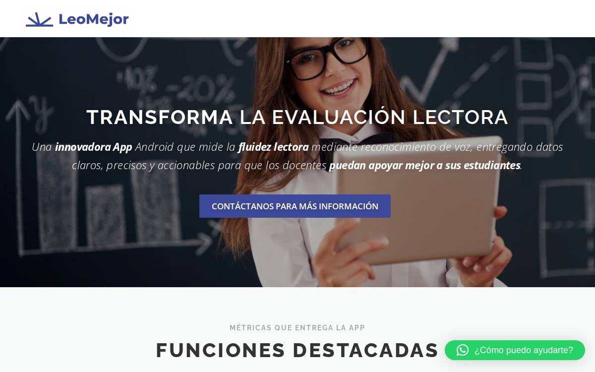 Leomejor website preview