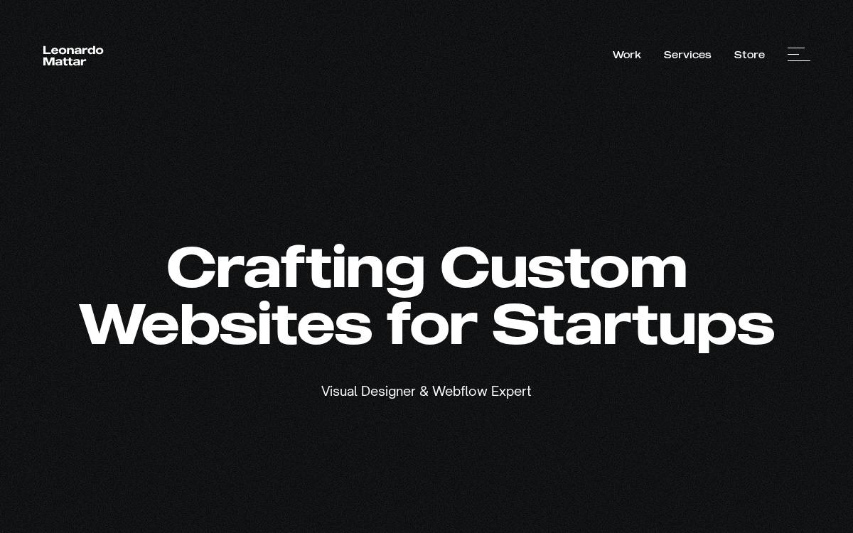 Leonardomattar website preview