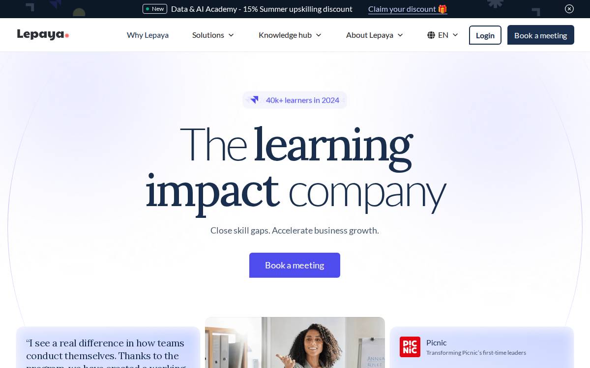 Lepaya website preview