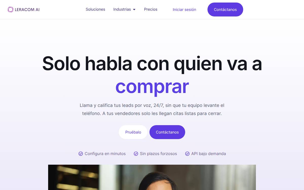 Leracom AI website preview