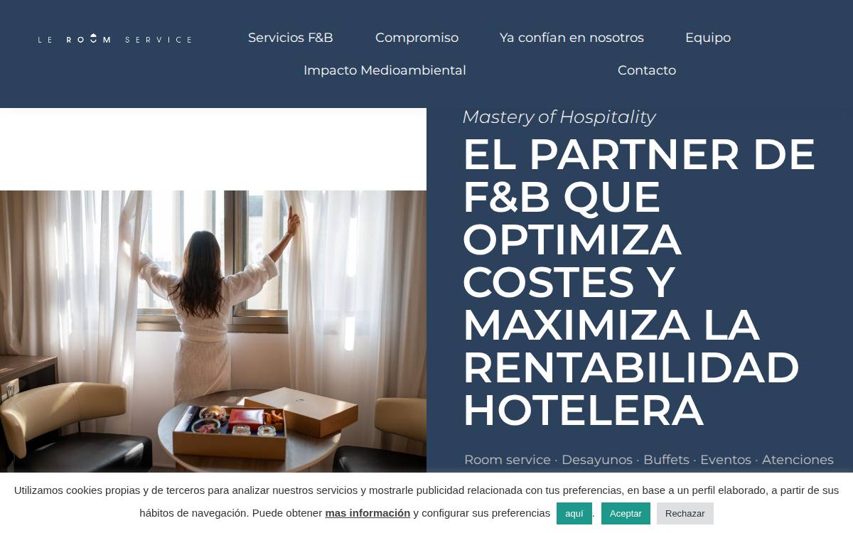 Leroomservice website preview