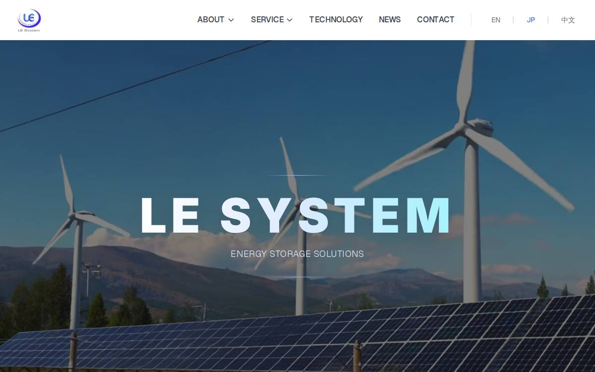Lesys website preview