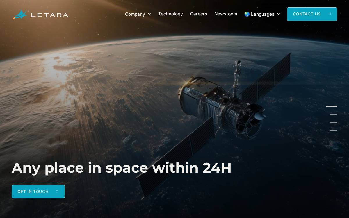 Letara株式会社 website preview