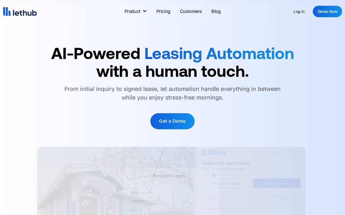 Lethub website preview