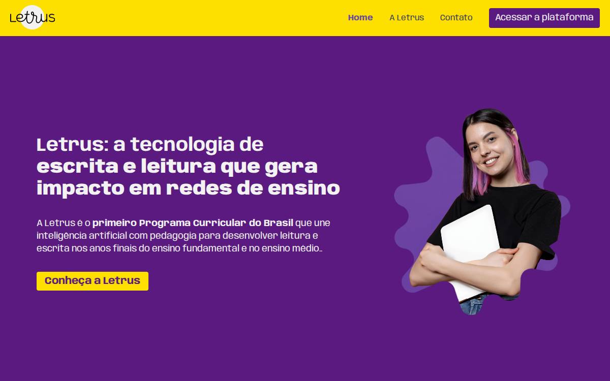 Letrus website preview