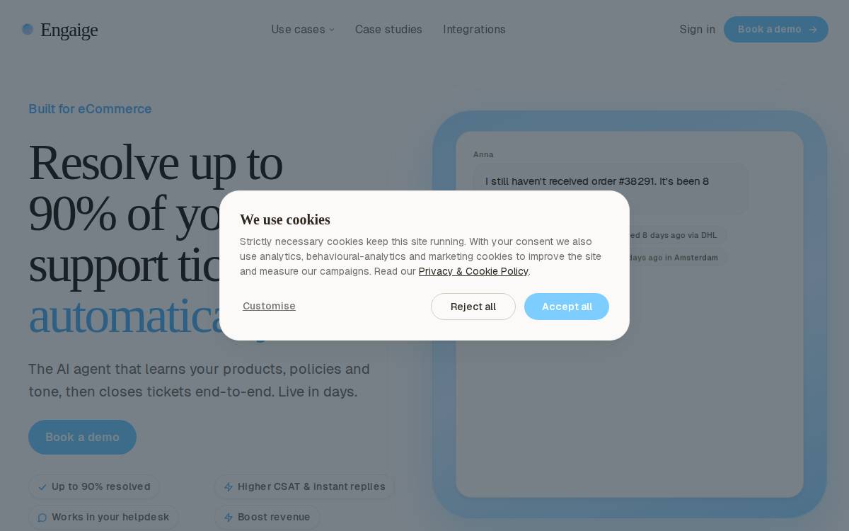 Letsengaige website preview