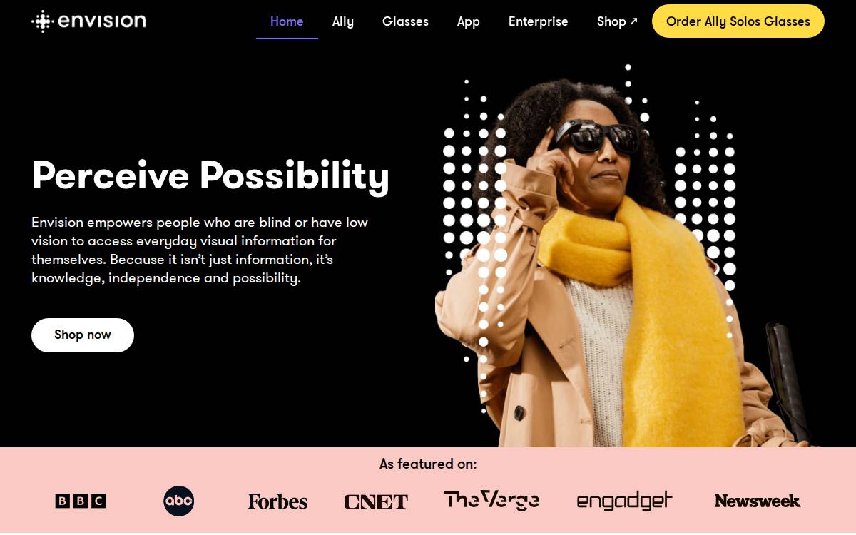 Letsenvision website preview