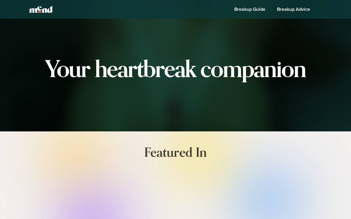 Letsmend website preview