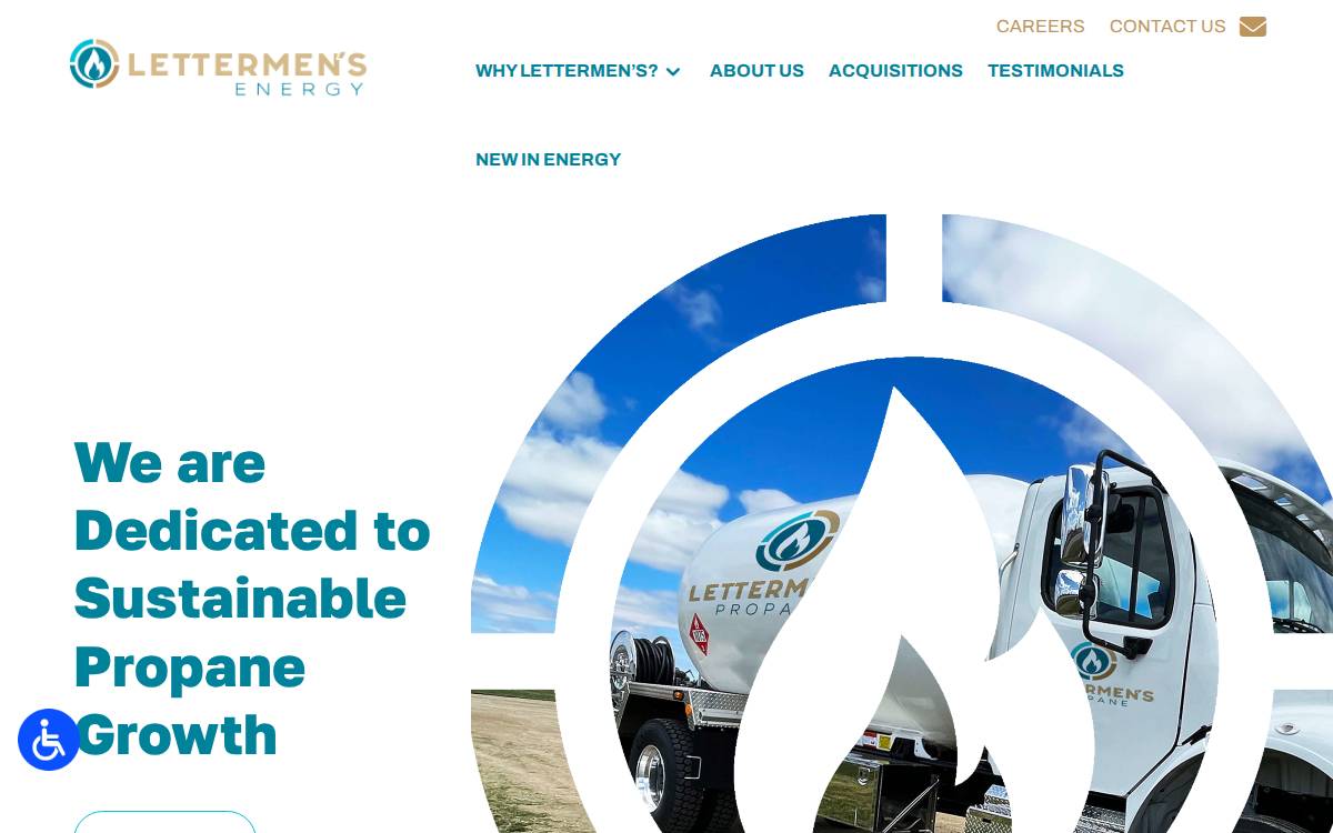 Lettermen's Energy website preview