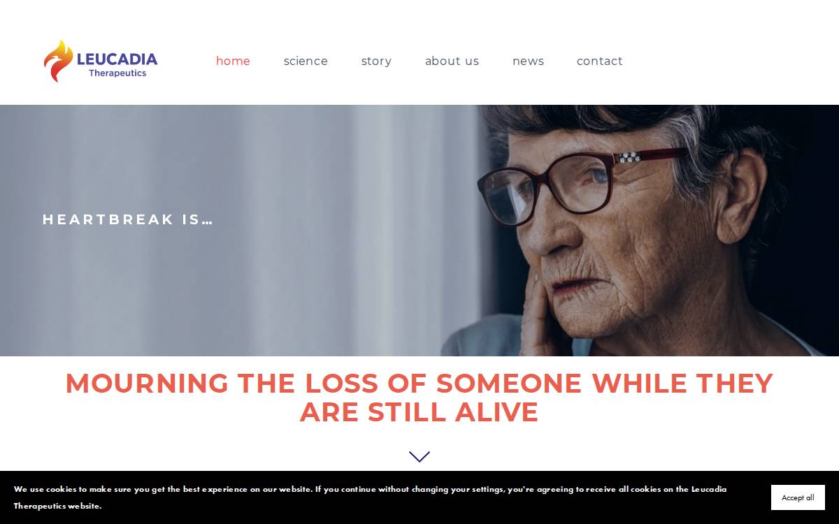 LEUCADIA website preview