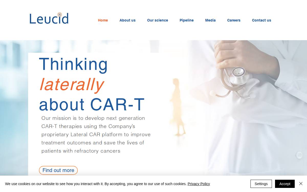 Leucid website preview