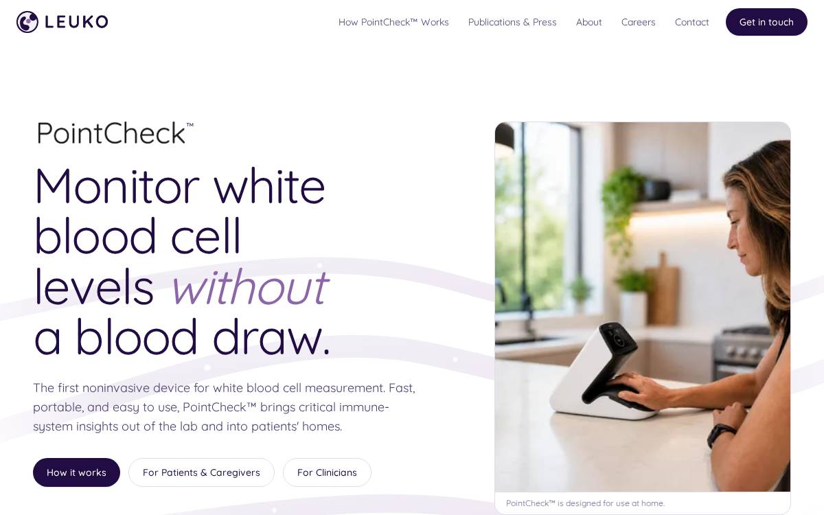 Leuko Labs website preview