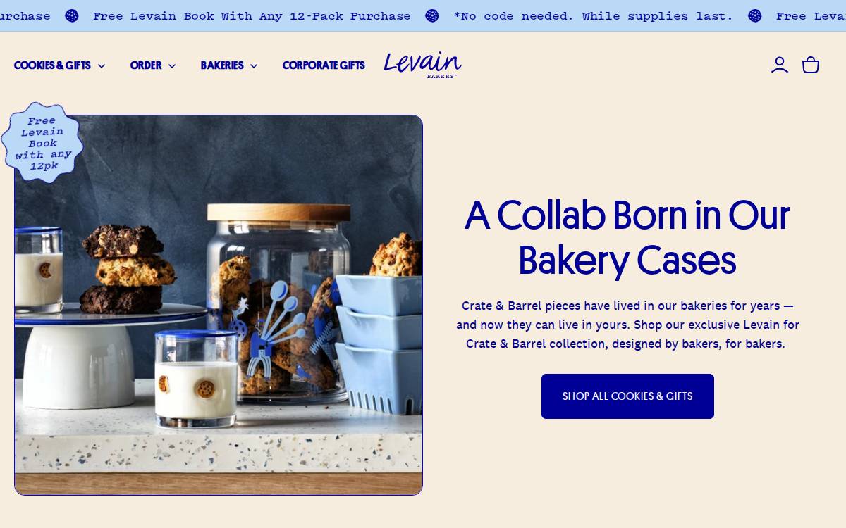 Levain website preview