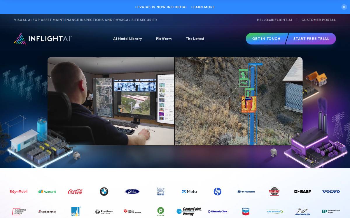 Levatas website preview