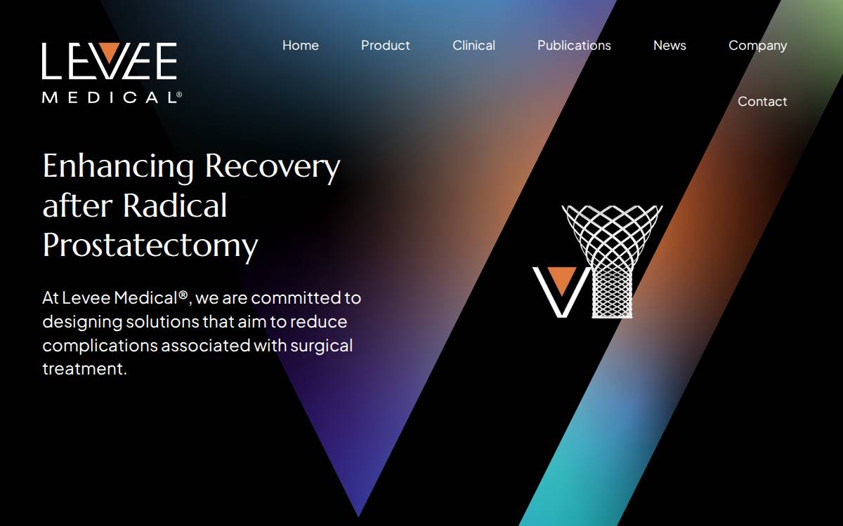 Levee Medical website preview