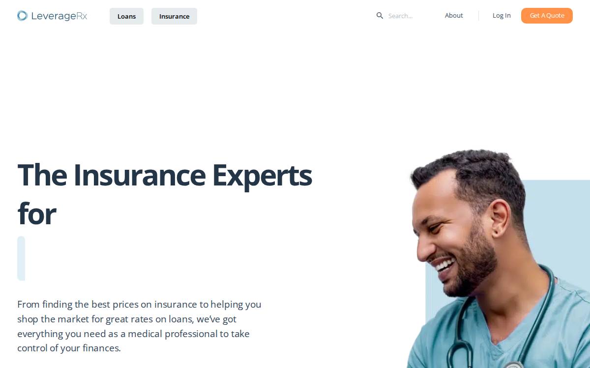 Leveragerx website preview