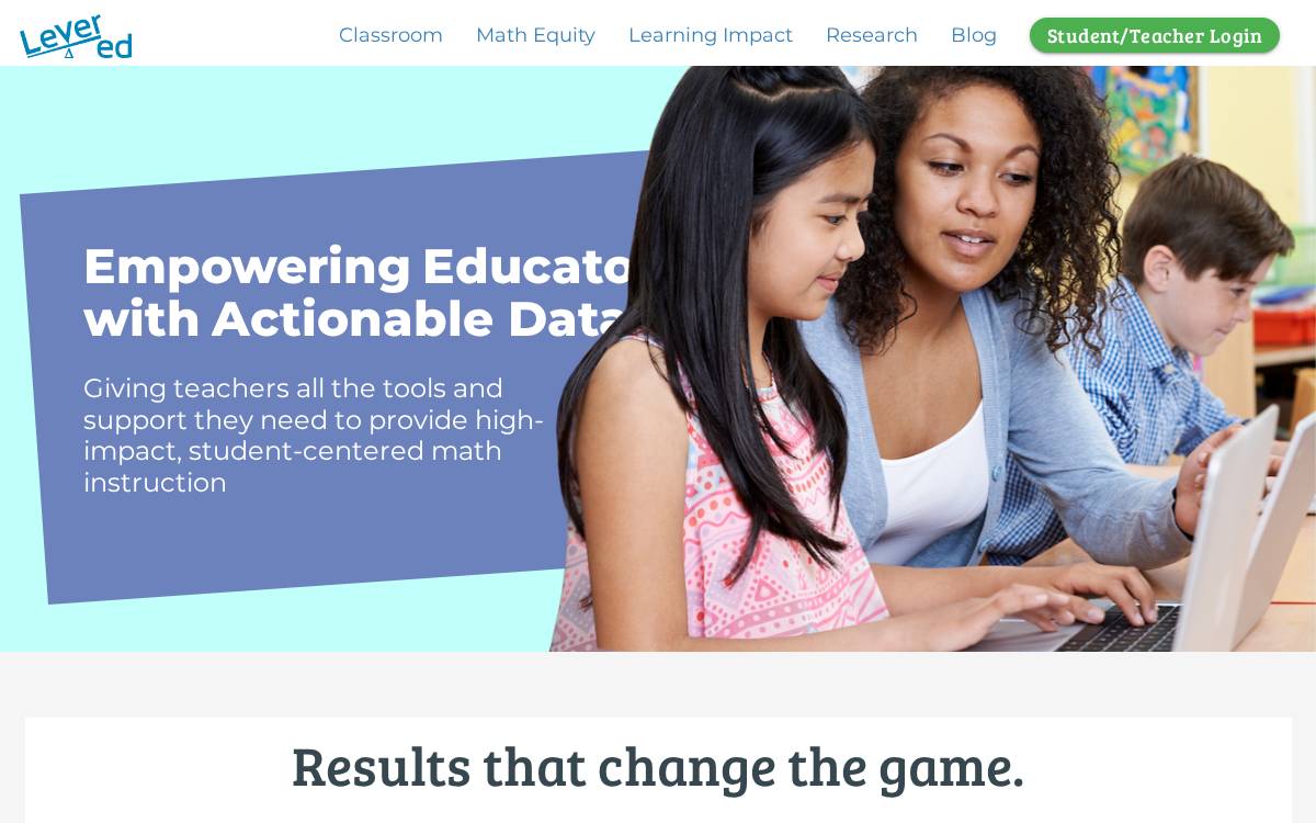 levered website preview
