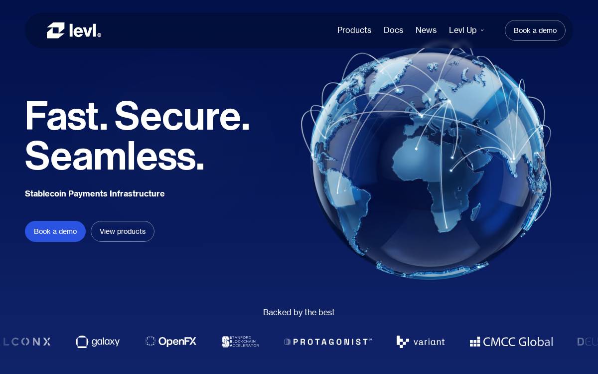 Levl website preview