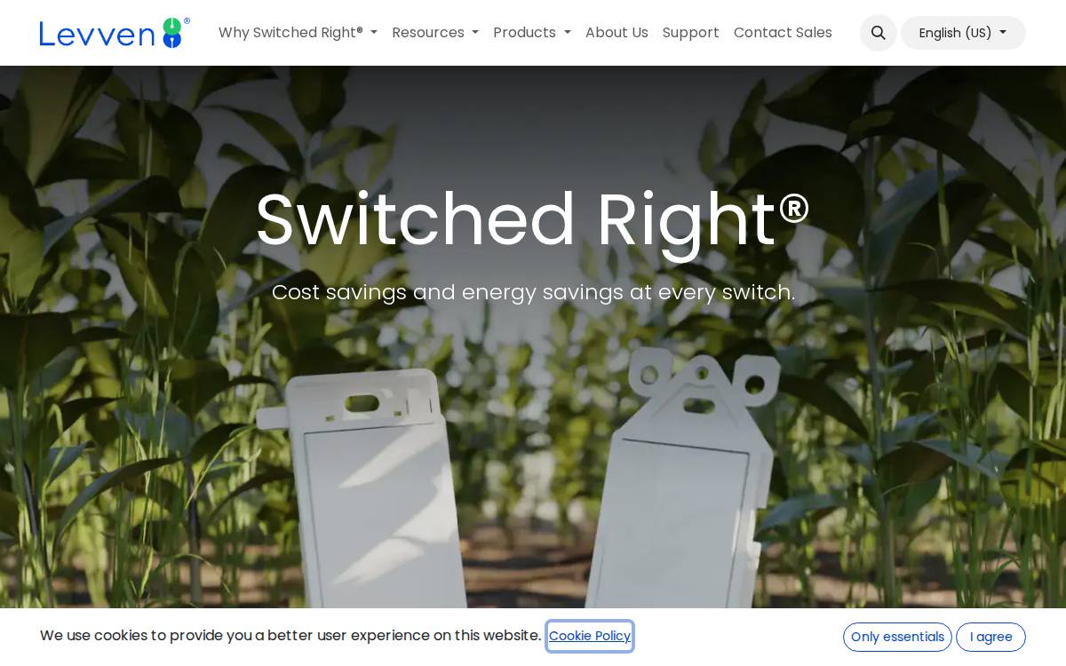 Levven Electronics website preview