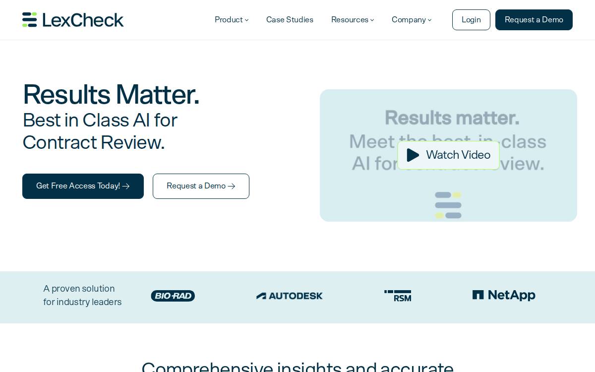 Lex Check website preview