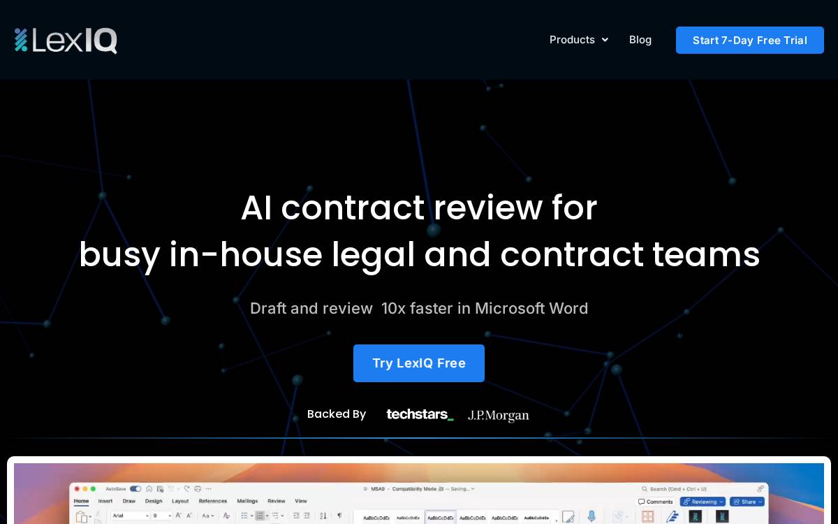 LexIQ website preview
