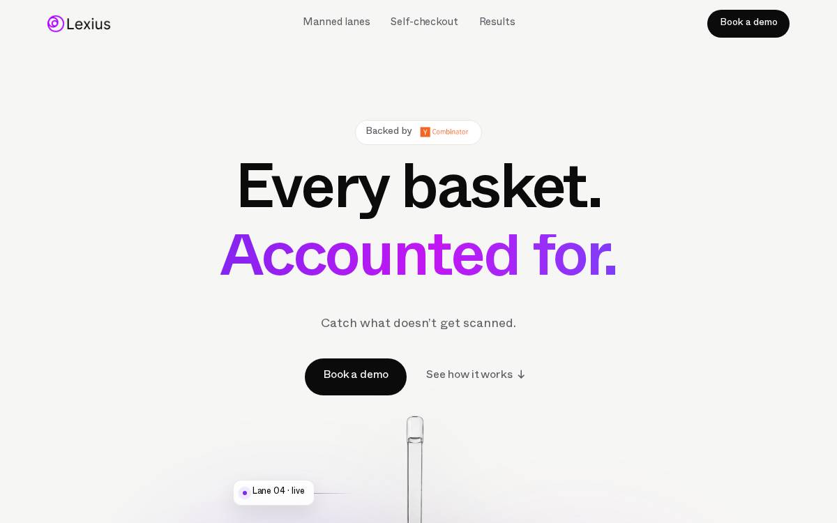 Lexius website preview