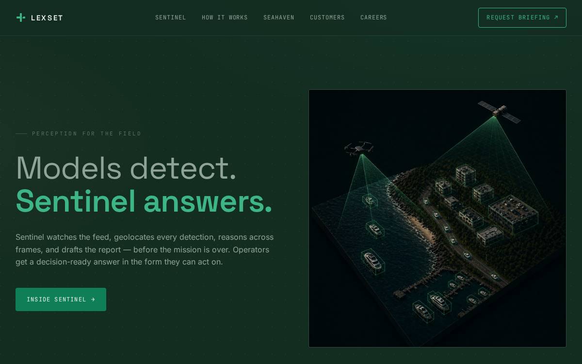 Lexset website preview
