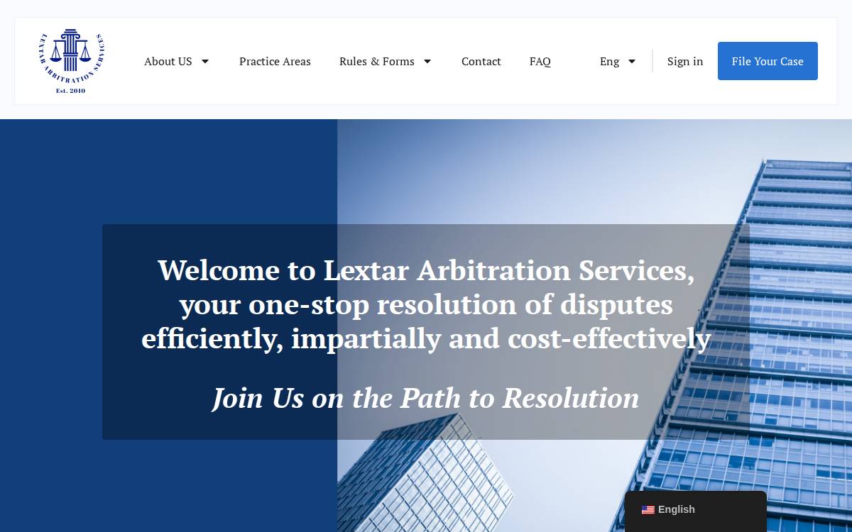 Lextar AI Website website preview