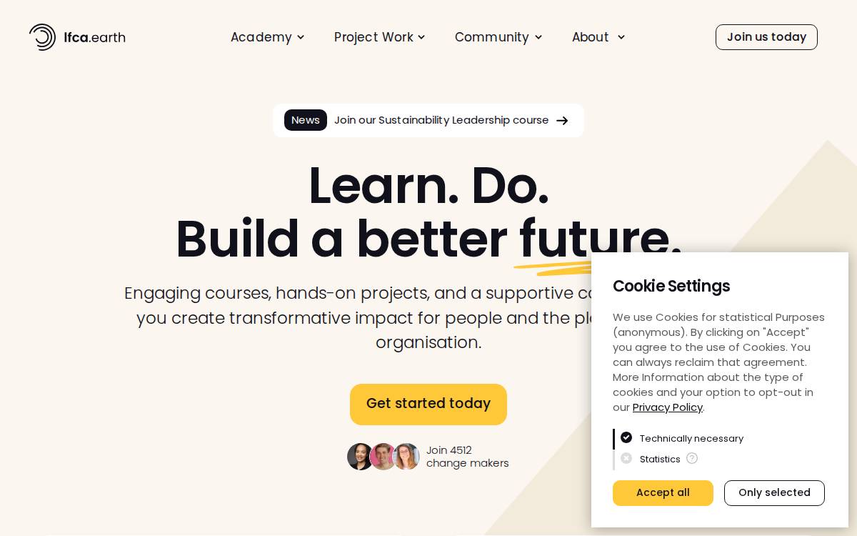 Lfca website preview