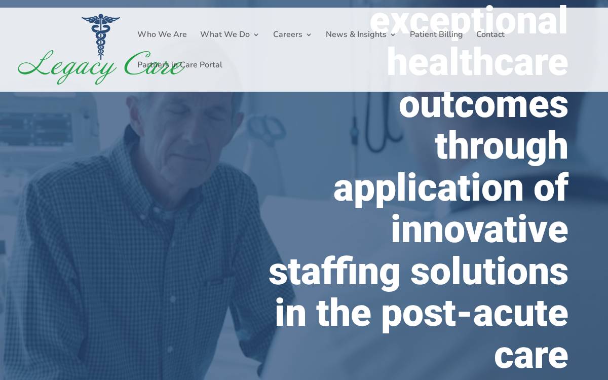 Lgslegacycare website preview