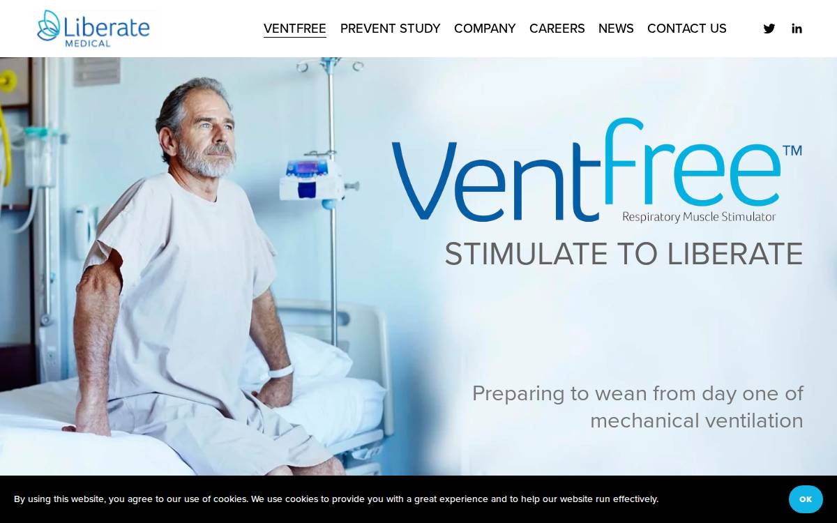 Liberate Medical website preview