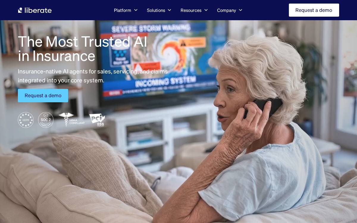 Liberate website preview